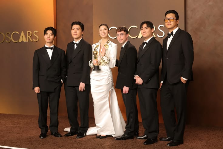 ‘kpop demon hunters’ songwriters finish oscars speeches backstage after being played off stage